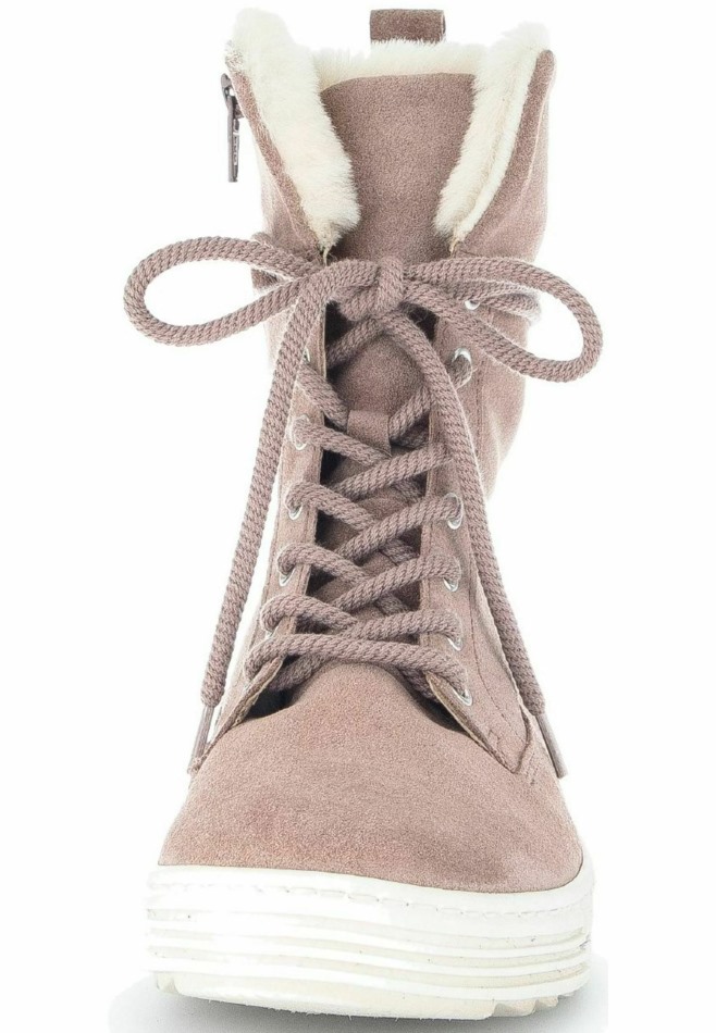 Bottines à Lacets Gabor | Rose Foncé Exclusif